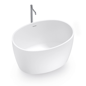 Mini runde freistehende Badewanne mit fester Oberfläche