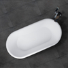 67 Zoll klassische matte oder glänzende fertige freistehende Badewanne mit fester Oberfläche