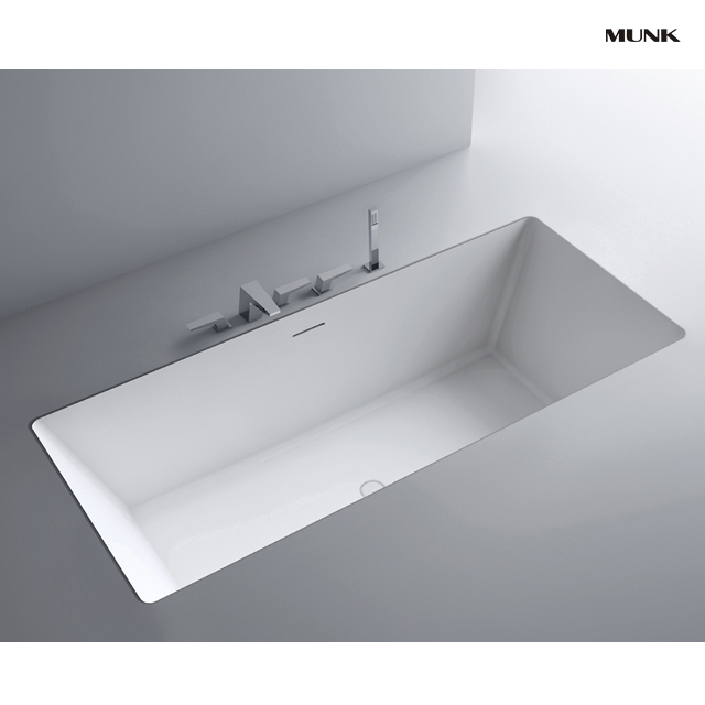 57 Zoll Mattweiß Drop-In Badewanne